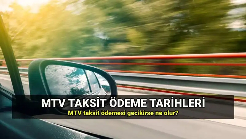 Motorlu Taşıtlar Vergisi Taksitlerini Ödemeyenler Dikkat!