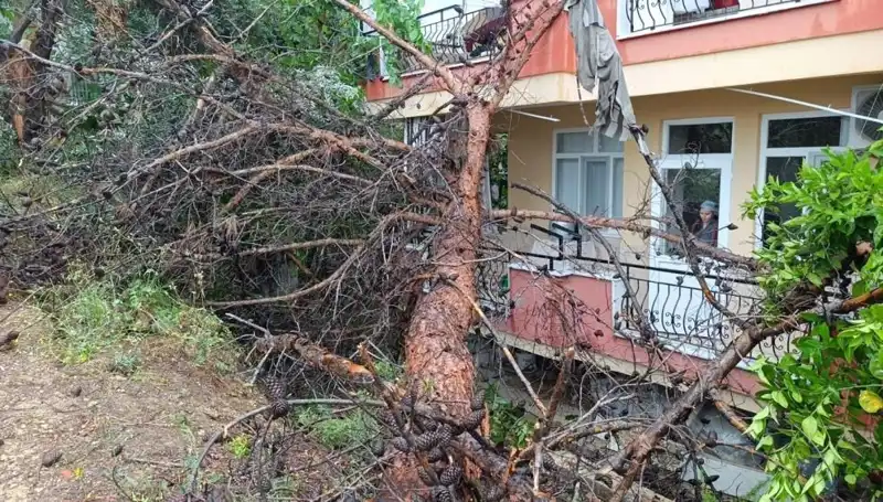 Merkezde Yağmur Fırtınası: Bina Kolapsı Şehrin Kalbini Sarstı