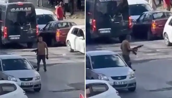 Başakşehir'de Pompalı Tüfekle Sokakları Korku Dolu Anlar Yaşandı