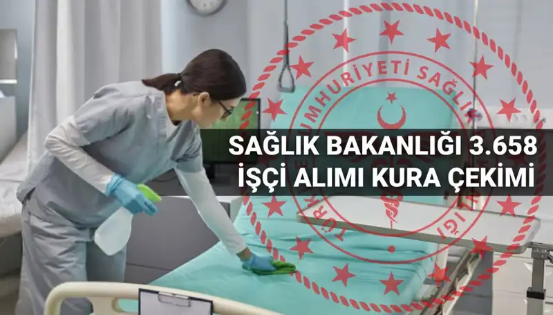 Sağlık Bakanlığı Kura Tarihleri Açıklandı: 3.658 İşçi Alımında Süreç Başlıyor!
