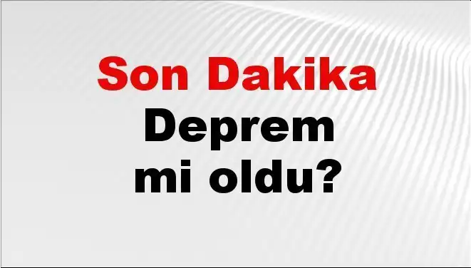 Tekirdağ'da Deprem Korkusu: Son Gelişmeler ve Ayrıntılar