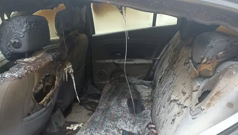Esenyurt'ta Şok Olay: İsteğine Yanıt Alamayan Ancak Arabasını Yaktı!