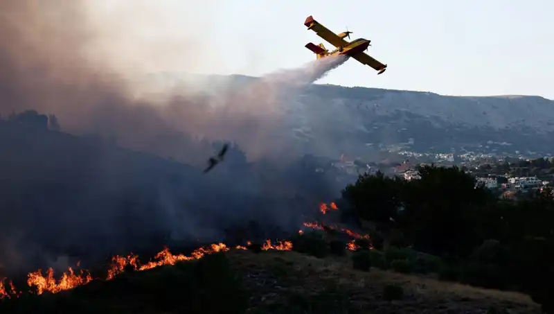 Sakız Adası'ndaki Orman Yangını Sonunda Kontrol Altında: Detaylar