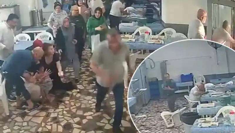 Yemekhanede Deprem Anı: Cesur Duruşlar ve Kaotik Anlar